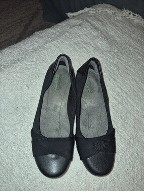 BareTraps Black Slip-On Ballet Flats